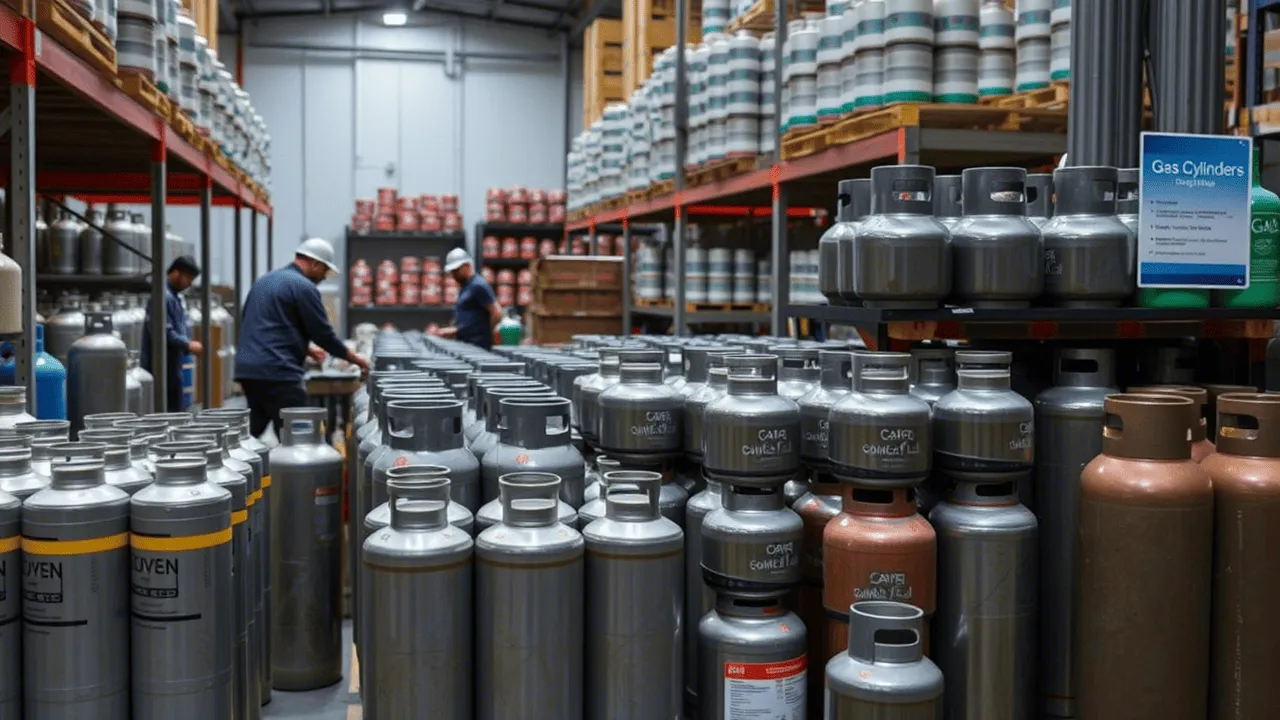 Sistema para distribuidora de gás